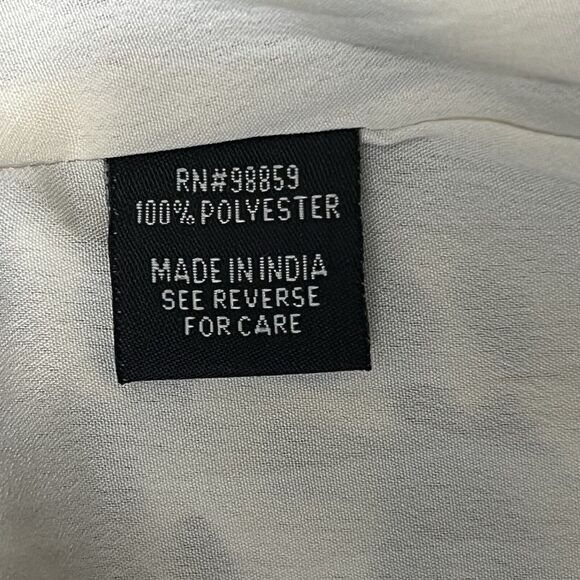 W118 Walter Baker Top Blouse Womens L Multi Tie Front Animal Print Boat Neck NWT - Picture 9 of 17